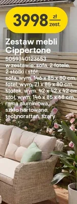 Zestaw mebli Cippertone promocja w Castorama