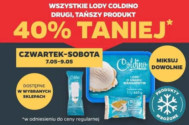 Lody Coldino promocja w Netto
