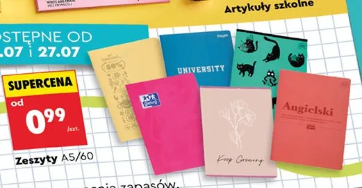 Zeszyt A5/60 Kayet promocja w Biedronka
