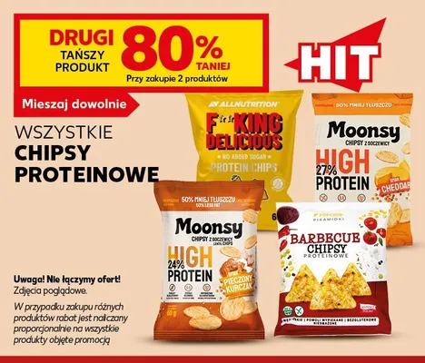 Chipsy proteinowe barbecue Popcrop Piramidki promocja w Kaufland