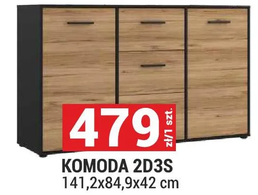 Komoda 2D3S promocja w Merkury Market