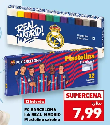 Plastelina szkolna Real Madrid promocja w Kaufland