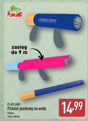 Pistolet piankowy na wodę promocja w Aldi