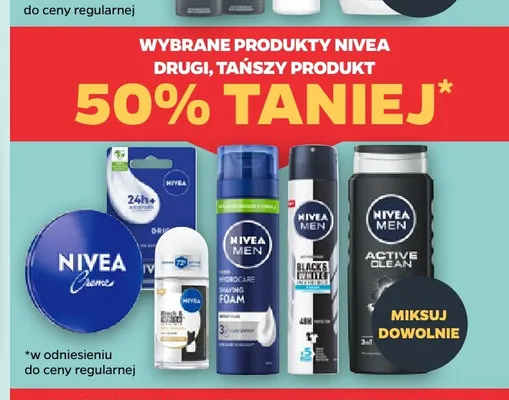 Żel pod prysznic Nivea Men Active Clean promocja w Netto