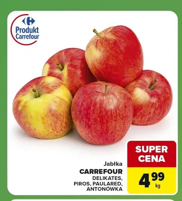 Jabłka Delikates Carrefour promocja w Carrefour Express
