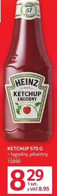 Ketchup Heinz łagodny pikantny 570 g promocja w Selgros