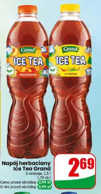 Napój herbaciany Ice Tea Grand brzoskwinia promocja w Dino