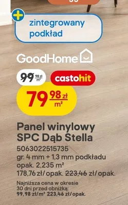 Panel winylowy SPC Dąb Stella promocja w Castorama