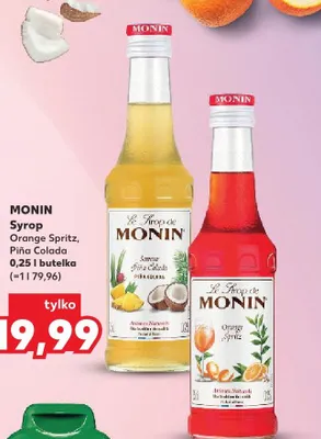 Syrop Monin Piña Colada promocja w Kaufland