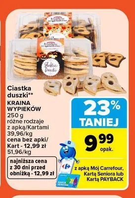 Ciastka duszki Kraina Wypieków promocja w Carrefour
