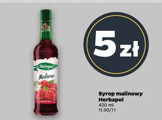 Syrop malinowy promocja w Netto