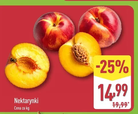 Nektarynki Aldi promocja w Aldi