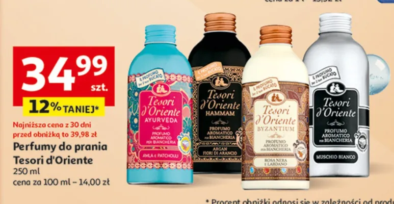 Perfumy do prania wybrane rodzaje promocja w Auchan