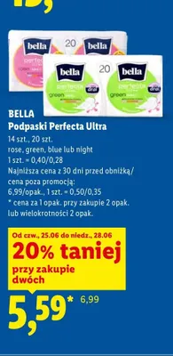 Podpaski Bella Perfecta Ultra Rose promocja w Lidl
