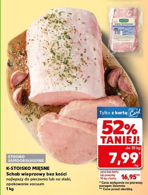 Schab wieprzowy bez kości promocja w Kaufland