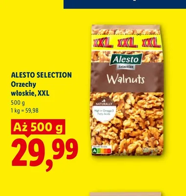 Orzechy włoskie Alesto Selection XXL promocja w Lidl