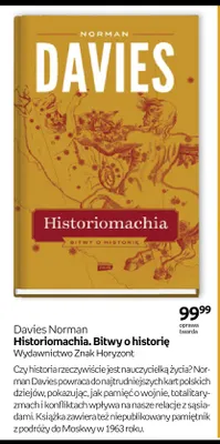 Książka Historiomachia. Bitwy o historię Norman Davies promocja w Empik
