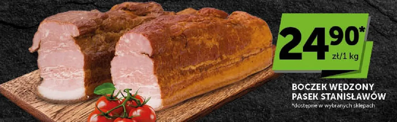 Boczek wędzony pasek Stanisławów promocja w Euro Sklep