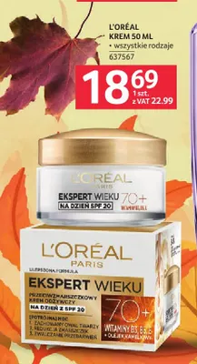 Krem L'Oréal Ekspert Wieku 70+ promocja w Selgros