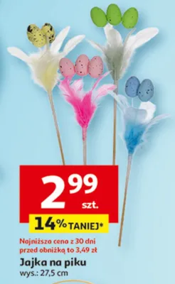Jajka na piku wys.: 27,5 cm promocja w Auchan