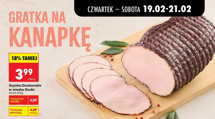 Szynka Doskonała w smaku  promocja w Biedronka