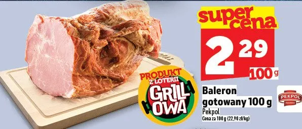 Baleron gotowany promocja w TOPAZ