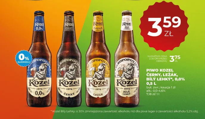 Piwo Kozel Černý promocja w Duży Ben