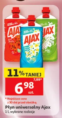 Płyn uniwersalny Ajax promocja w Auchan