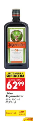 Likier Jägermeister promocja w Biedronka