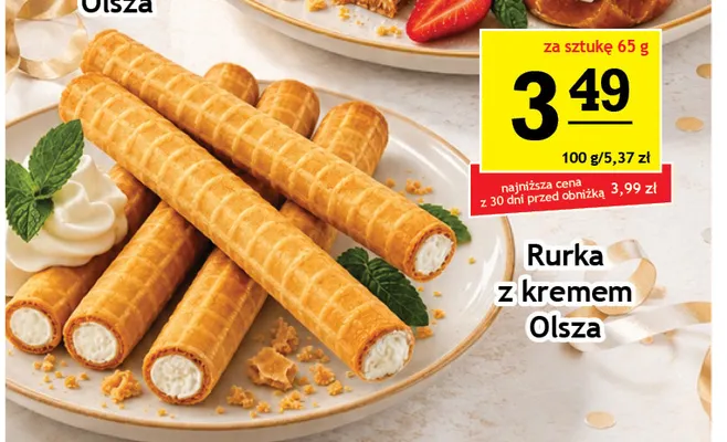 Rurka z kremem Olsza promocja w Gram Market