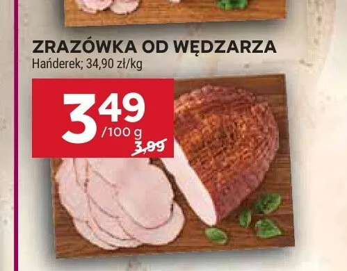 Zrazówka od wędzarza Hańderek promocja w Stokrotka