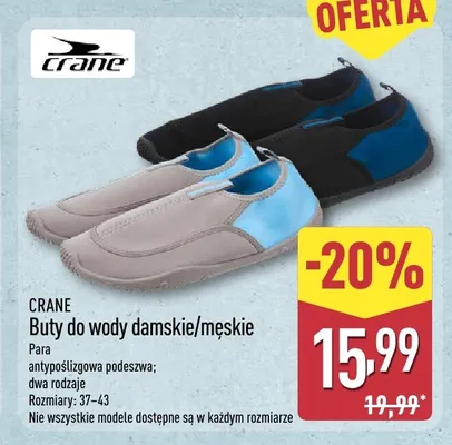 Buty do wody damskie Crane promocja w Aldi