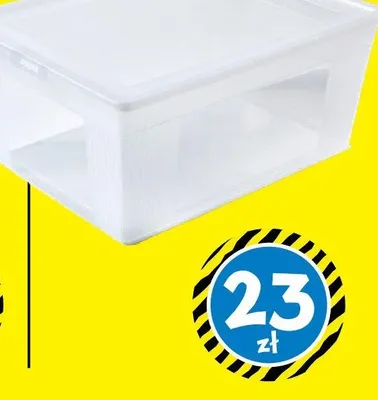 Pojemnik do przechowywania 10 l, ok. 40 × 30 × 11 cm promocja w Tedi