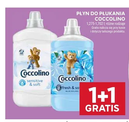 Płyn do płukania Coccolino promocja w Stokrotka