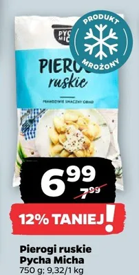 Pierogi ruskie 750 g Pycha Micha promocja w Netto