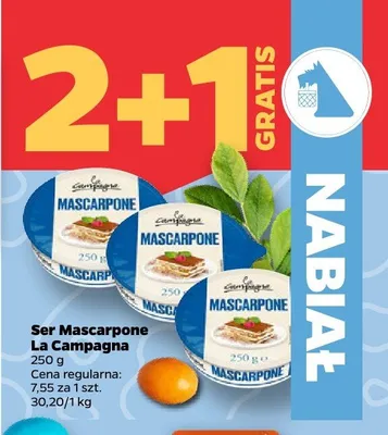 Ser Mascarpone promocja w Netto