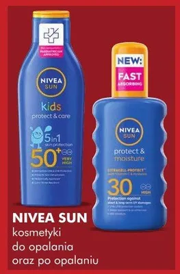 Kosmetyki do opalania oraz po opalaniu Nivea Sun promocja w Super-Pharm