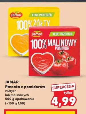 Passata z pomidorów żółtych Jamar promocja w Kaufland