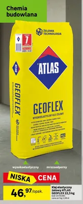 Klej elastyczny żelowy ATLAS GEOFLEX promocja w Leroy Merlin