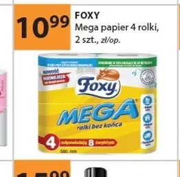 Papier toaletowy Mega Foxy promocja w Drogerie Laboo