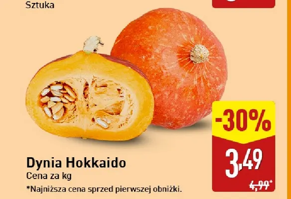 Dynia Hokkaido promocja w Aldi