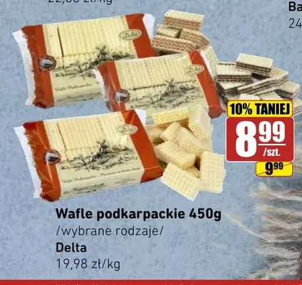 Wafle podkarpackie Delta promocja w API Market