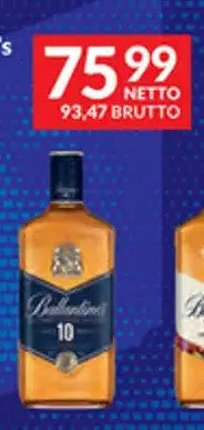 Whisky Ballantine's 10 YO promocja w Makro