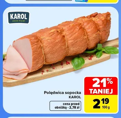Polędwica sopocka Karol promocja w Carrefour