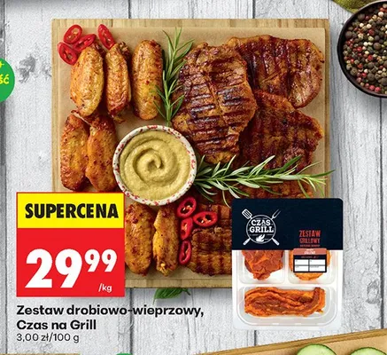 Zestaw drobiowo-wieprzowy Czas na Grill promocja w Biedronka