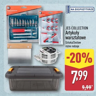 Artykuły warsztatowe Jes Collection promocja w Aldi