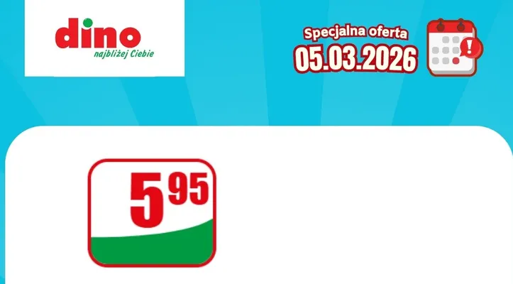 Specjalna oferta na 05.03.2026 - promocje spoza gazetki, strona 9 promocja w Dino