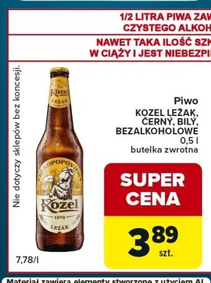 Piwo Kozel Ležak promocja w Globi