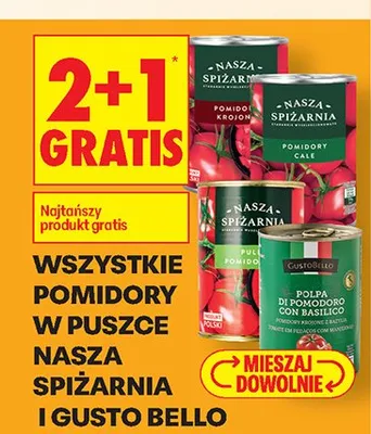 Pomidory w puszce promocja w Biedronka
