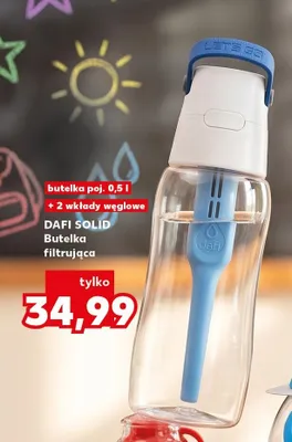Butelka filtrująca Dafi Solid 0,5 l z 2 wkładami węglowymi promocja w Kaufland